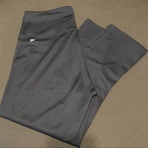 Dark Teal Fabletics Capri Leggings